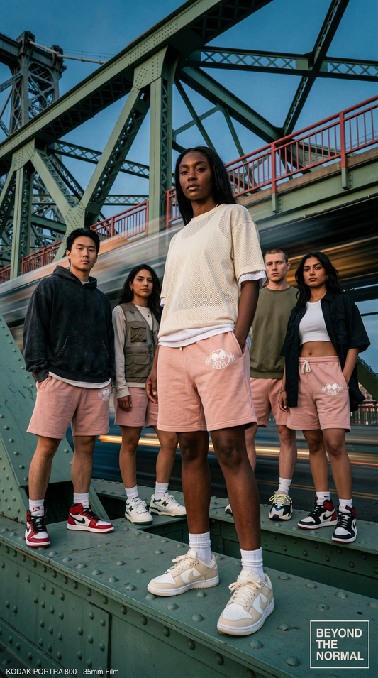 'BEYOND' "Peachy" Sweat Shorts
