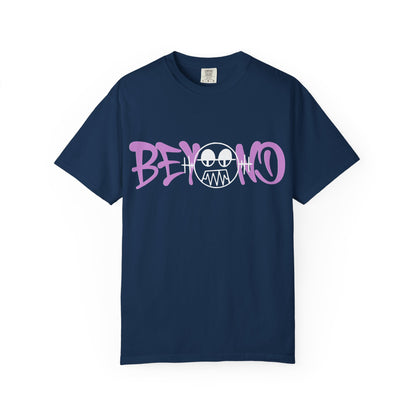 'BEYOND' "Neon Violet" Graphic T-Shirt