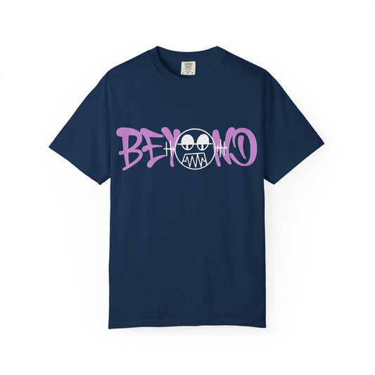 'BEYOND' "Neon Violet" Graphic T-Shirt
