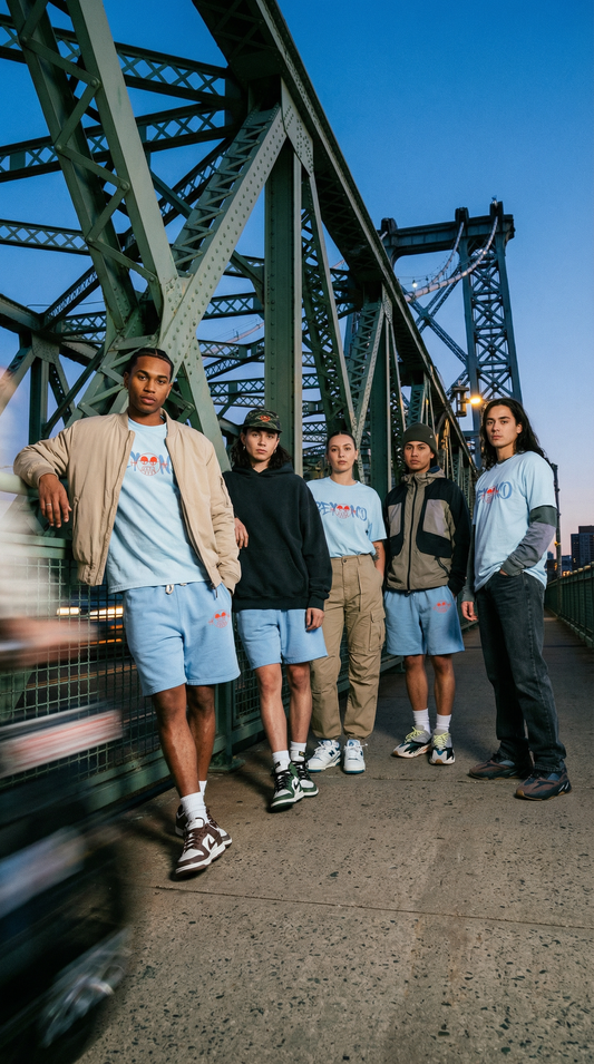 'BEYOND' "Sky Blue"  Sweat Shorts